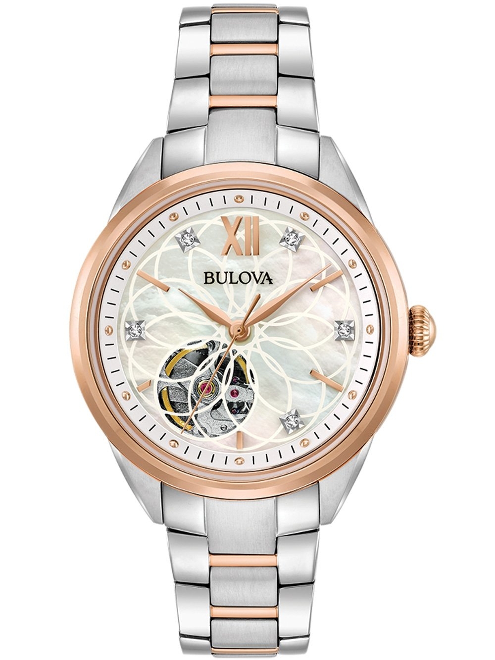 Ceas de dama Bulova 98P170 Klassik Automatic 34mm 3ATM