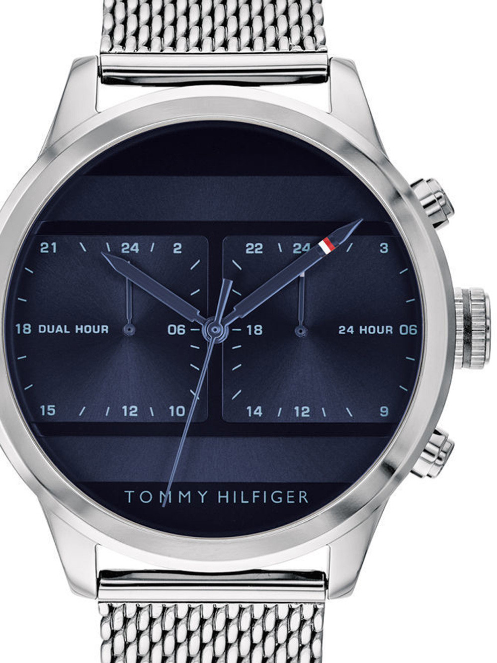 Ceas barbatesc Tommy Hilfiger 1791596 Dual Time 44mm 5ATM